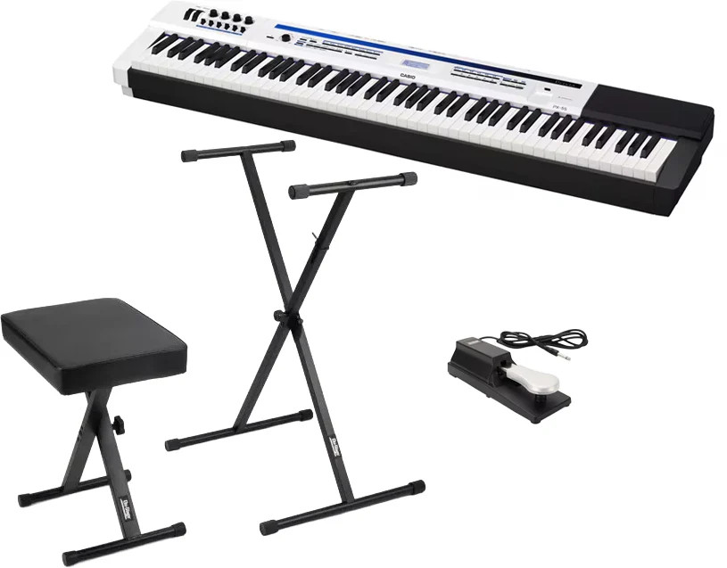 Casio PX5S-K 88-Key Stage Piano with Stand, Bench, and Pedal