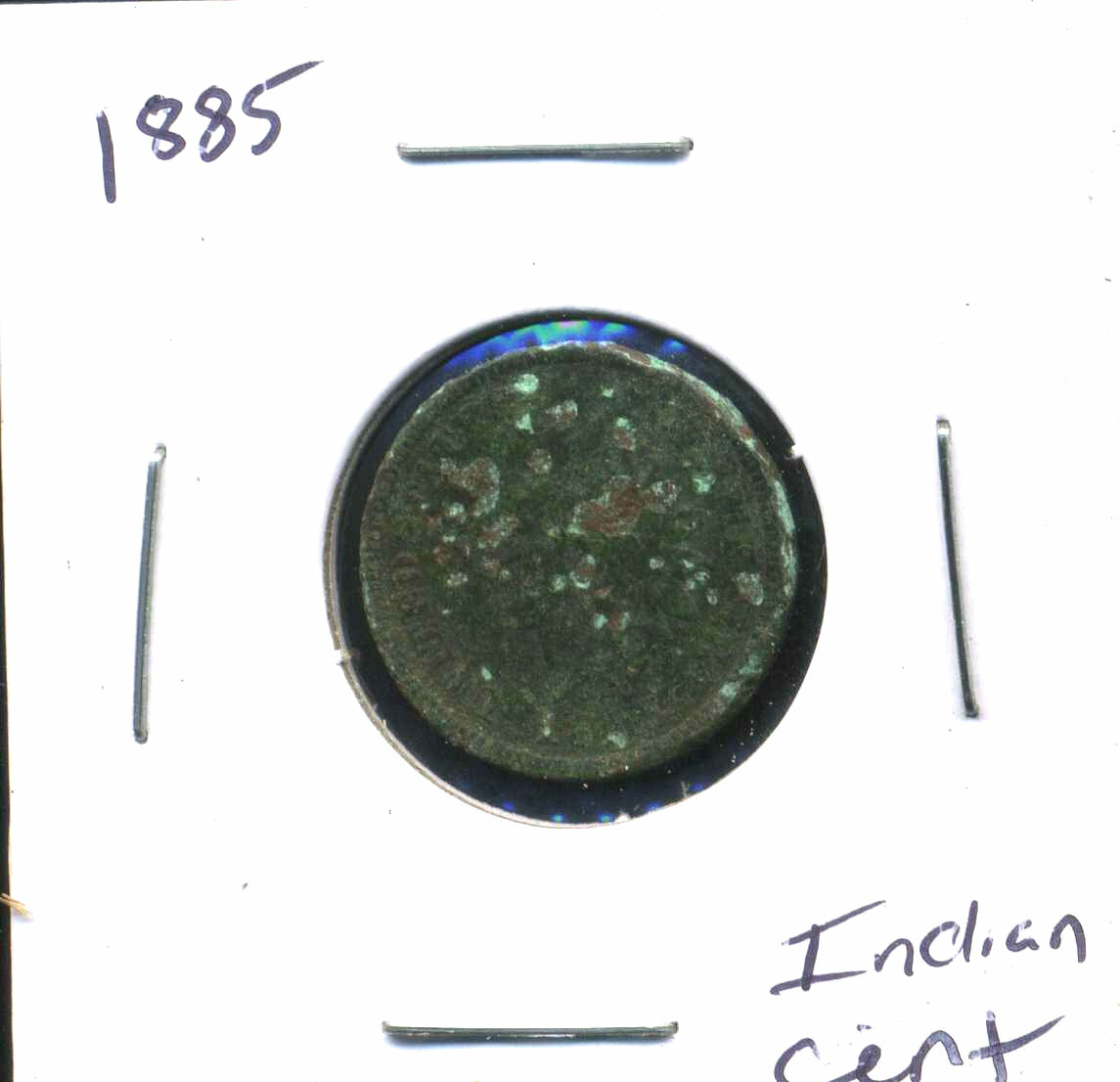 INDIAN HEAD CENT Head 1885 Circulated United States 1C PENNY 1 C Coin #6153