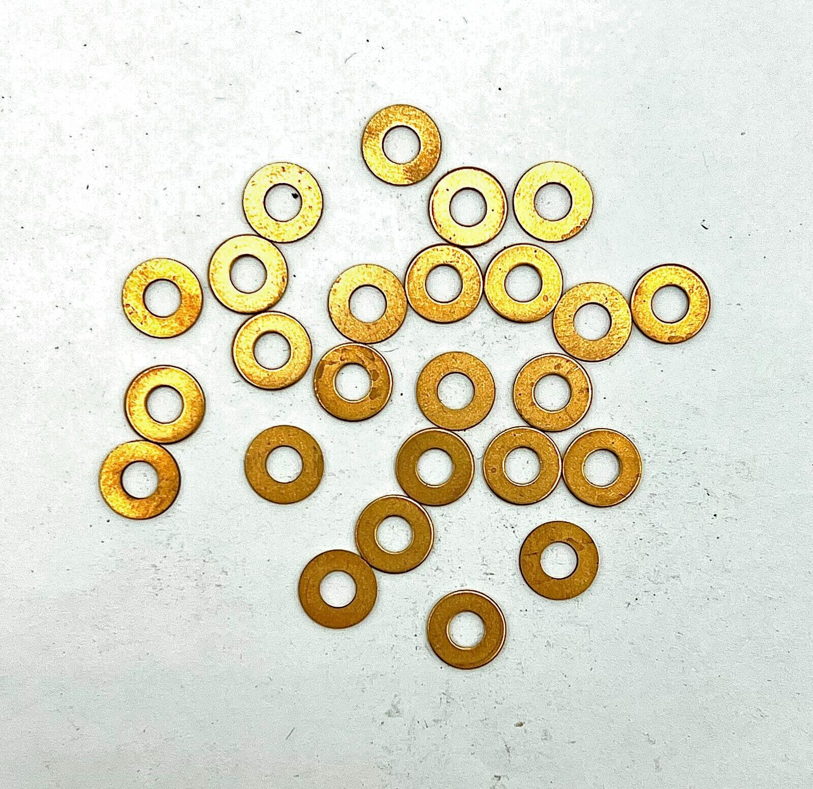 Tattoo Machine 25 #8 Silicon Bronze Washers, Binder Parts Fasteners