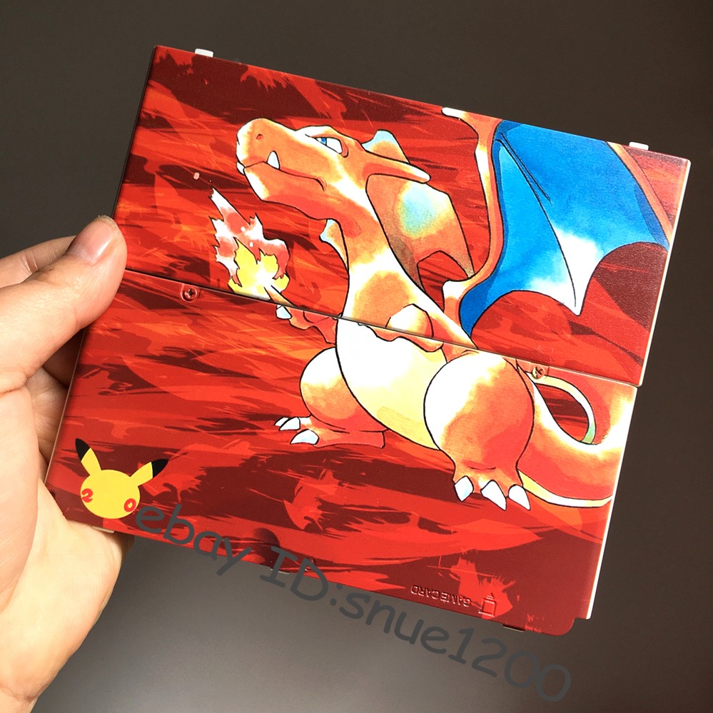 Nintendo New 3DS Replacement shell Plates - Pokemon 20th Anniversary Charizard
