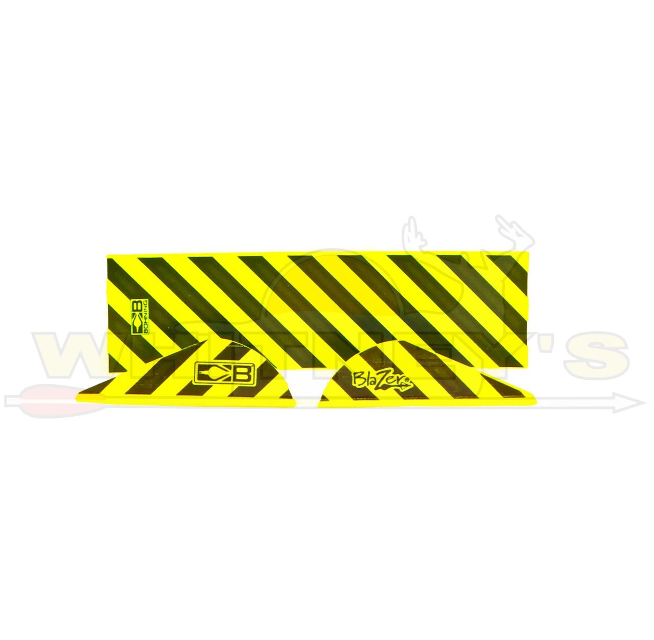 Bohning Blazer Vane/Wrap Combo - Caution Tape - 101042CT