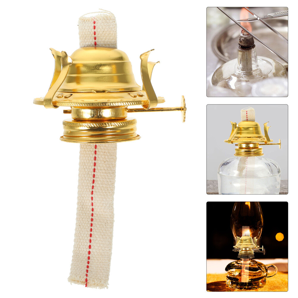 Kerosene Lamp Wick With Oil Lamp Burner Replacement Lamp Accessory Set