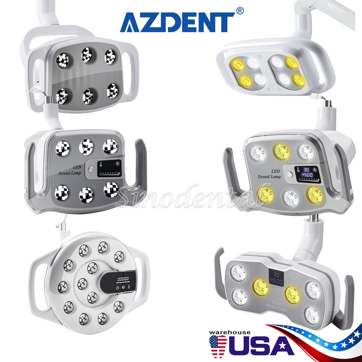 LED Dental  Lamp Induction Senser For Dental Unit Chair Adjustable Oral Light