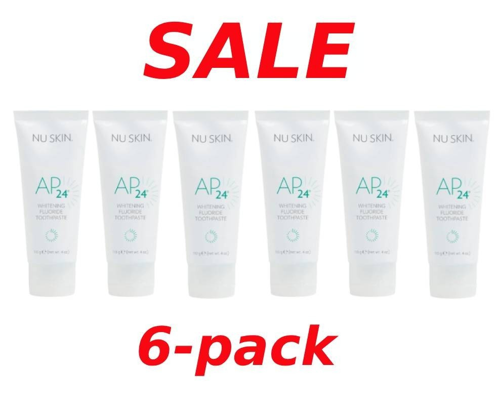 Nuskin Nu Skin AP24  Whitening Fluoride Toothpaste - 6 PACK -   09/2027