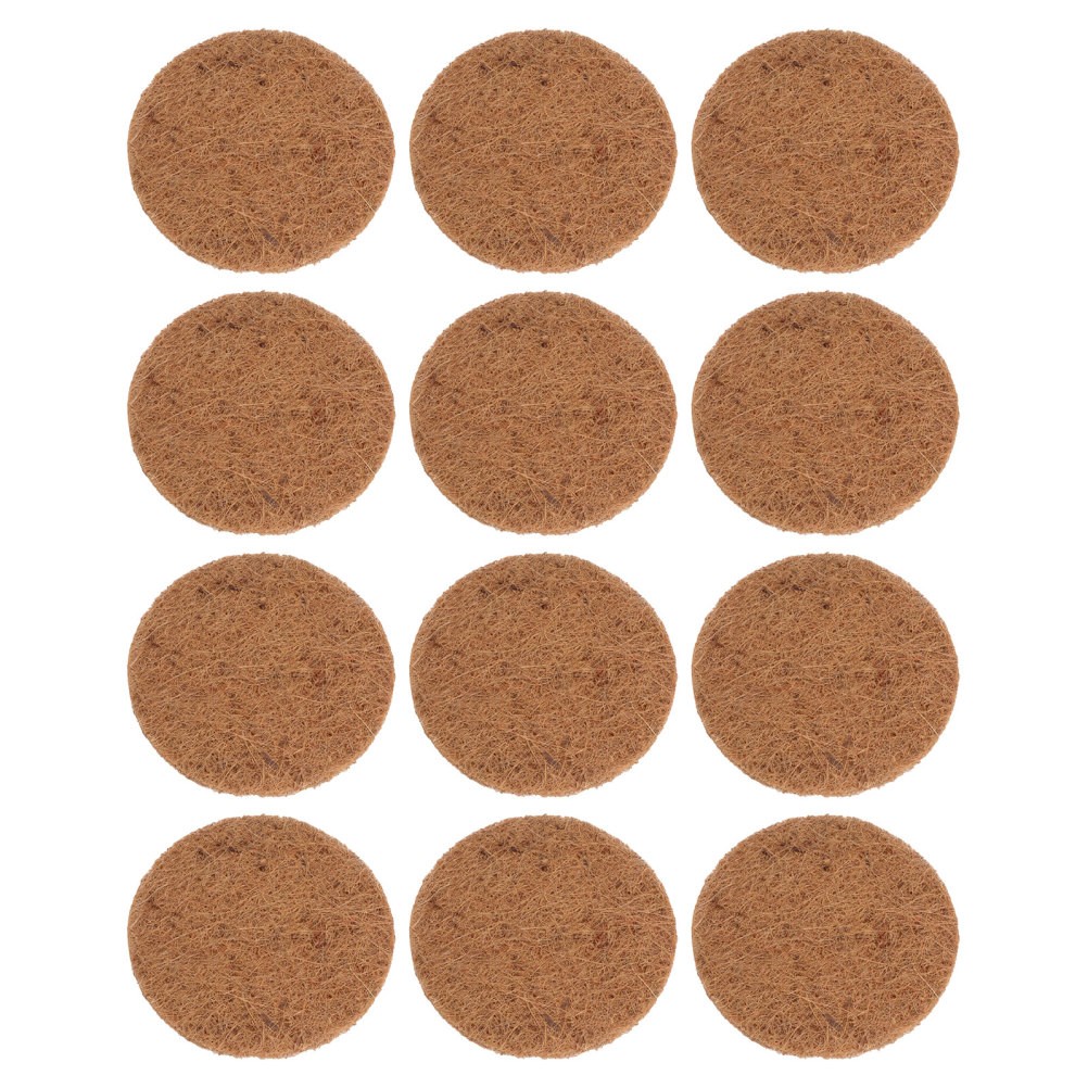 12PCS Coconut Fiber Nest Mats - 5.9inch Bird Breeding Nest Pads - Reusable Coir
