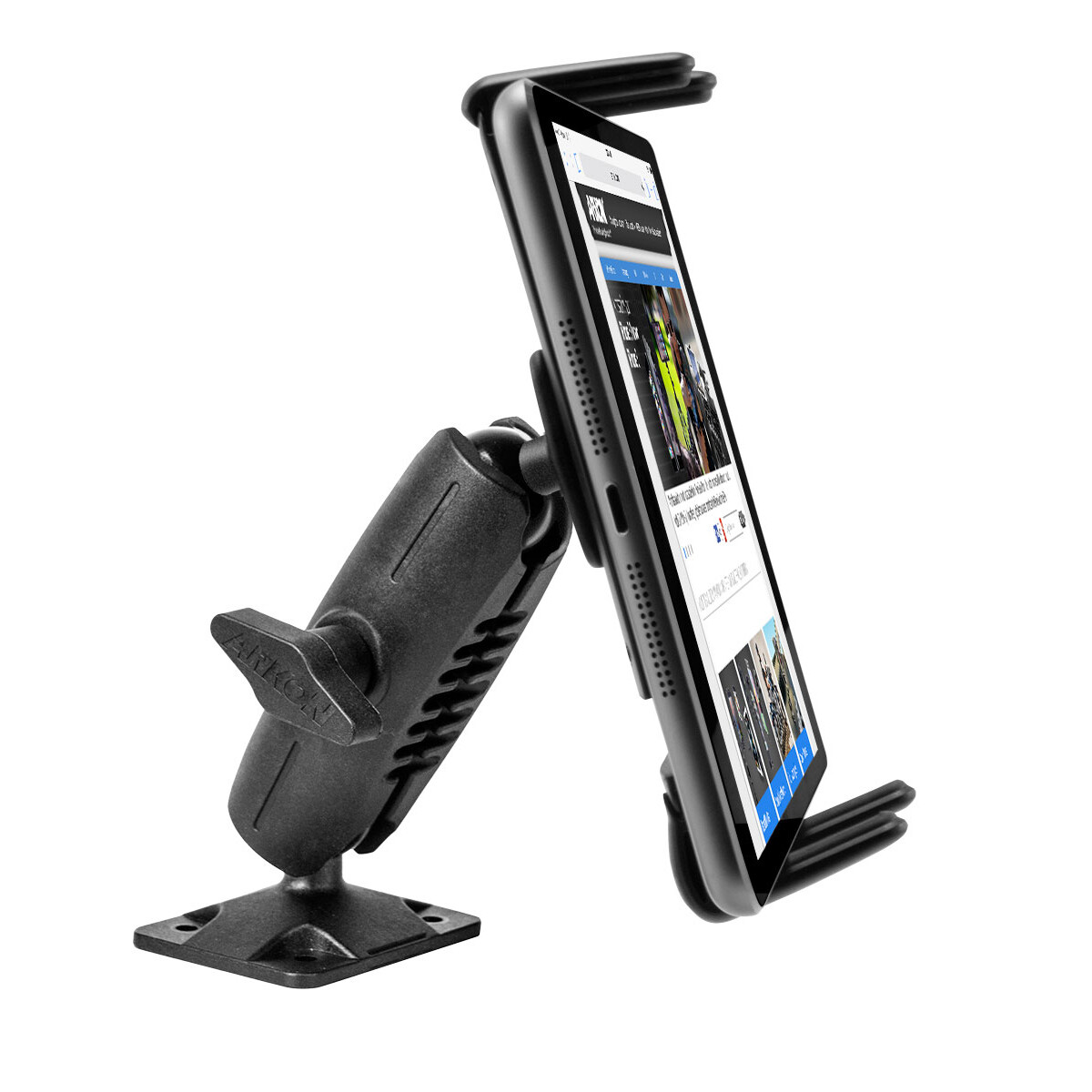 Arkon Heavy Duty Car Drill Base Flat Surface Mount Fits All Apple iPhone Models