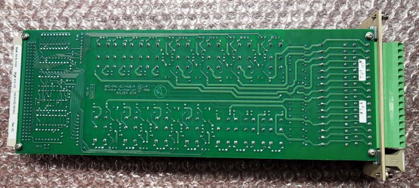 Brooks Automation BRD-PAL-RLYHVS-A REV-A