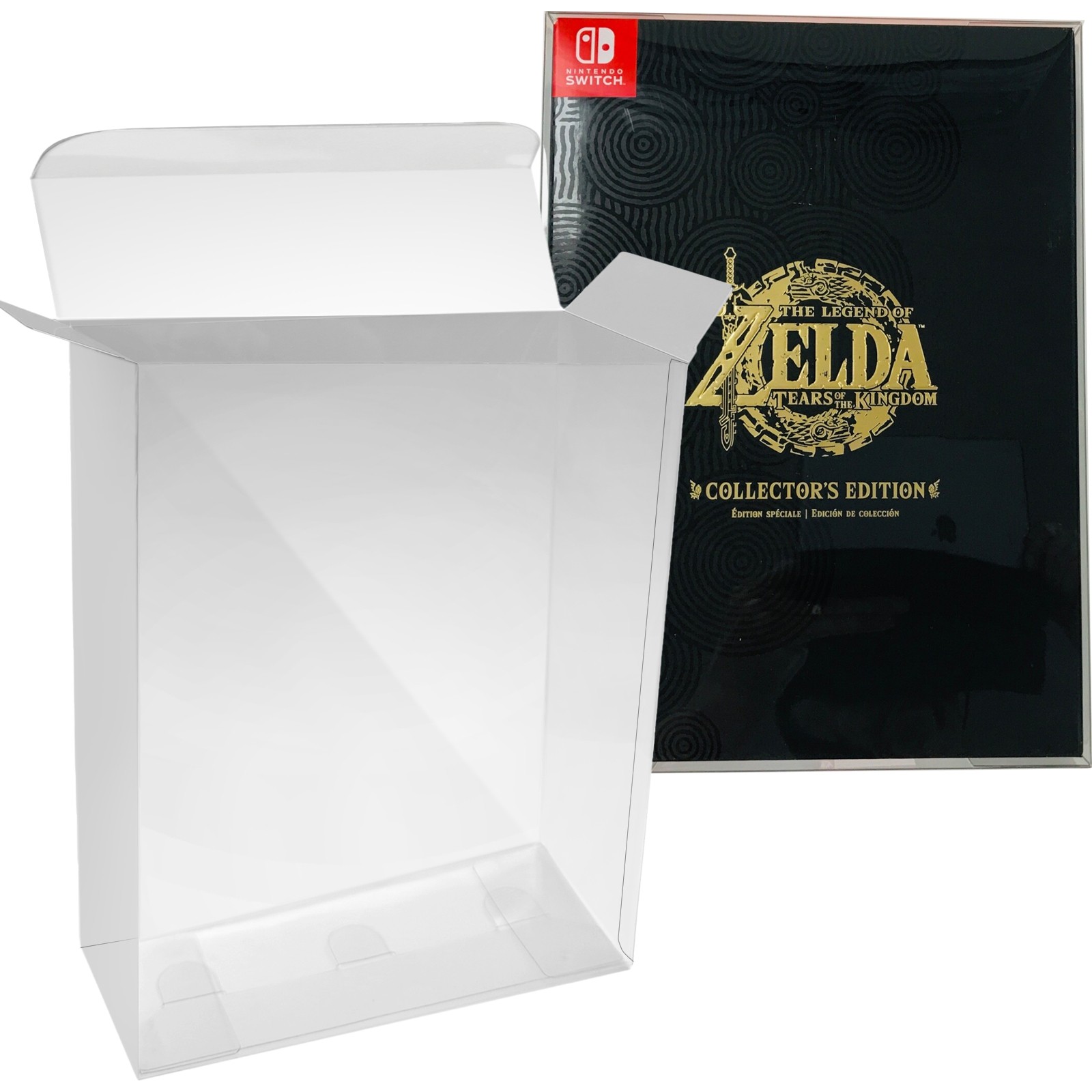 2x Box Protector For ZELDA TEARS THE KINGDOM Collector’s Edition Nintendo Switch