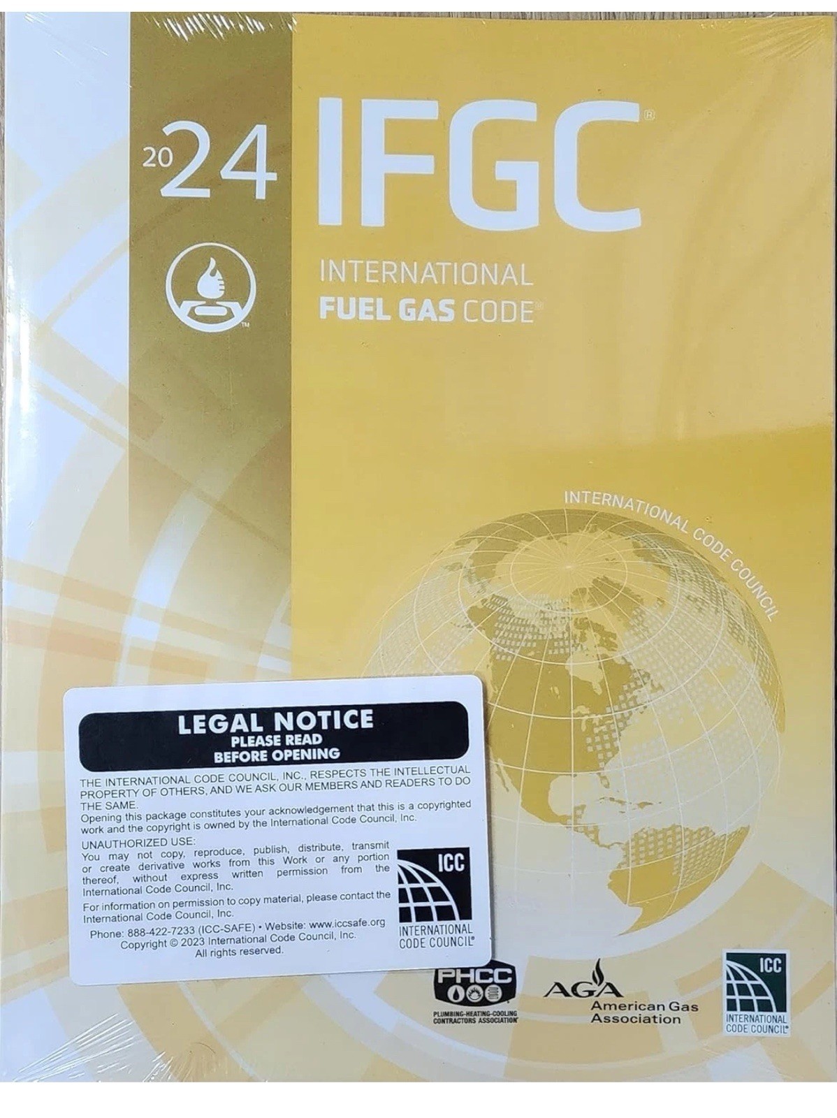 2024 International Fuel Gas Code New Sealed!