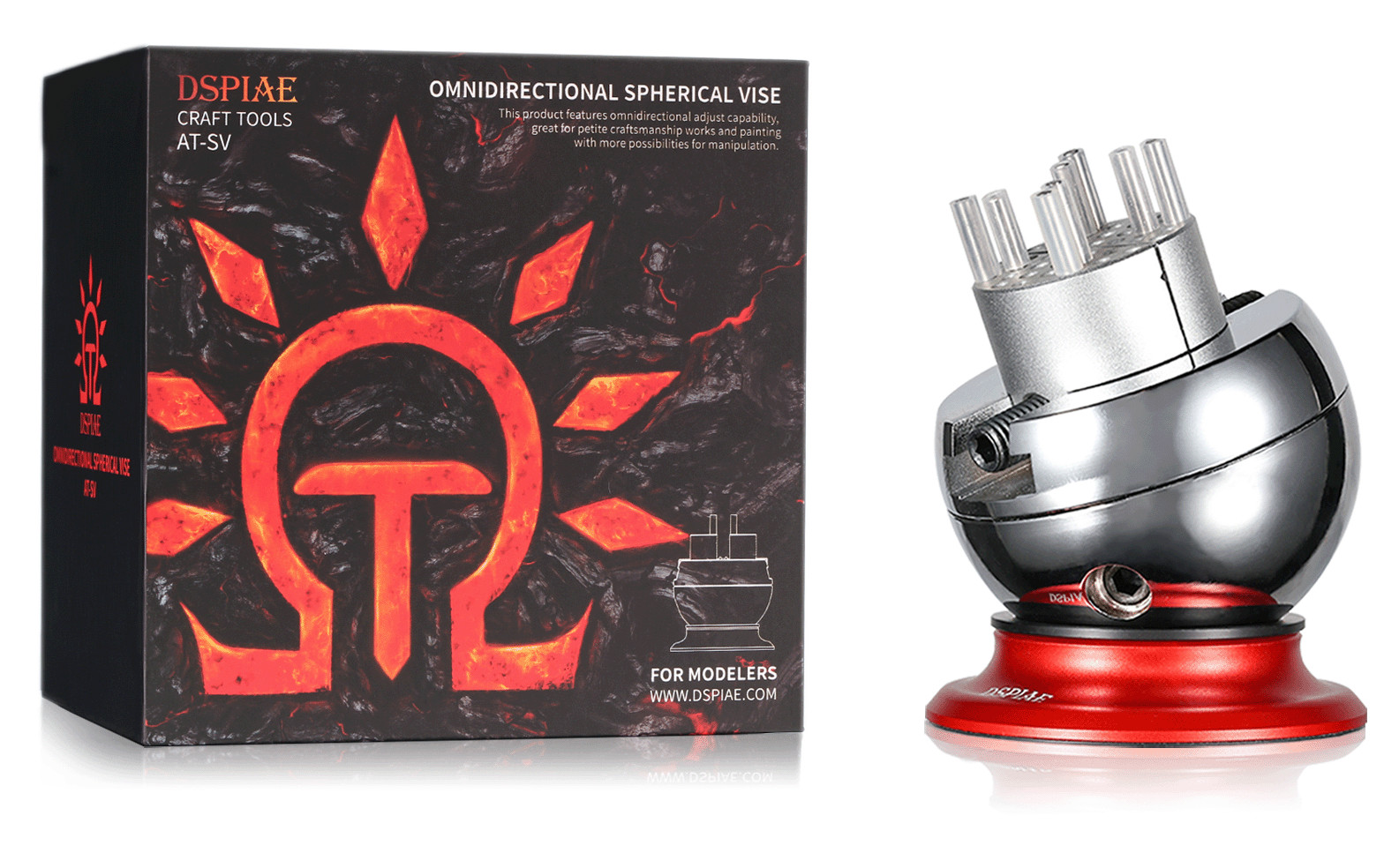 DSPIAE Omnidirectional Spherical Vise AT-SV - US