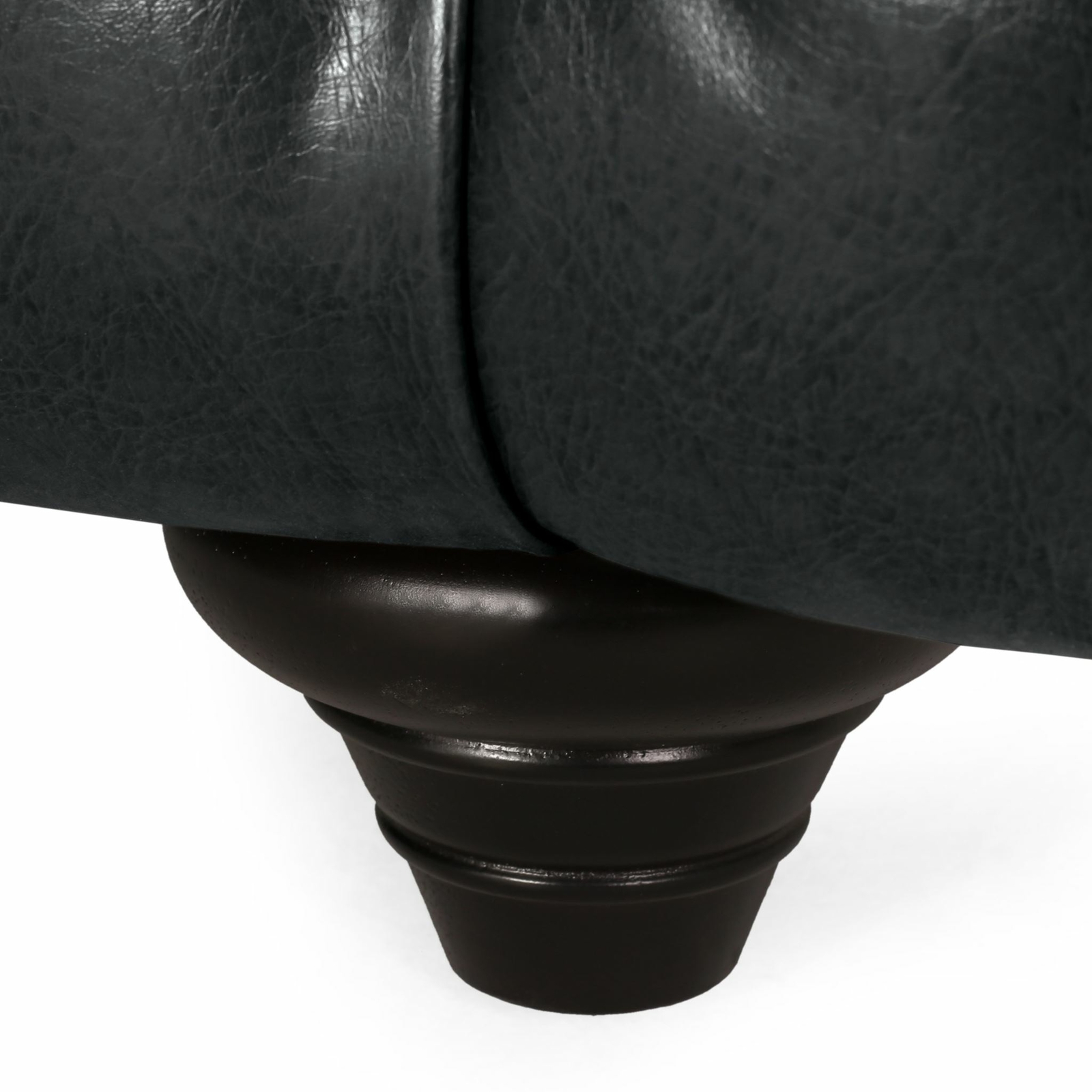 Marengo Contemporary Faux Leather Tufted 3 Seater Sofa
