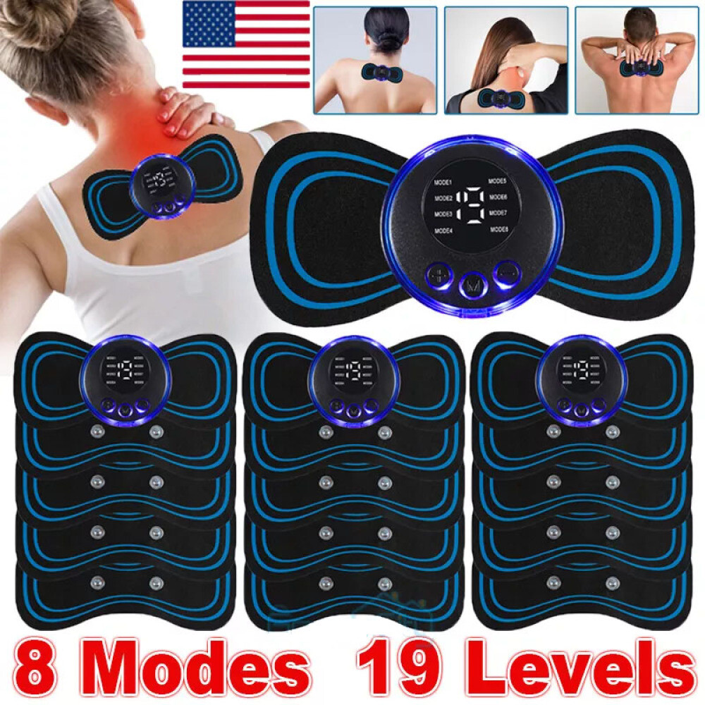 5-20 Pcs Portable Mini Electric Neck Back Massager Whole Body Massage Stimulator