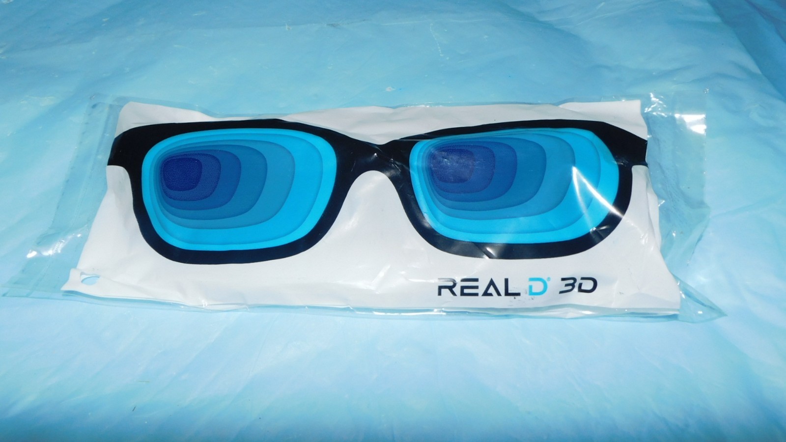 Real D 3D ADULTS Glasses Black FACTORY SEALED