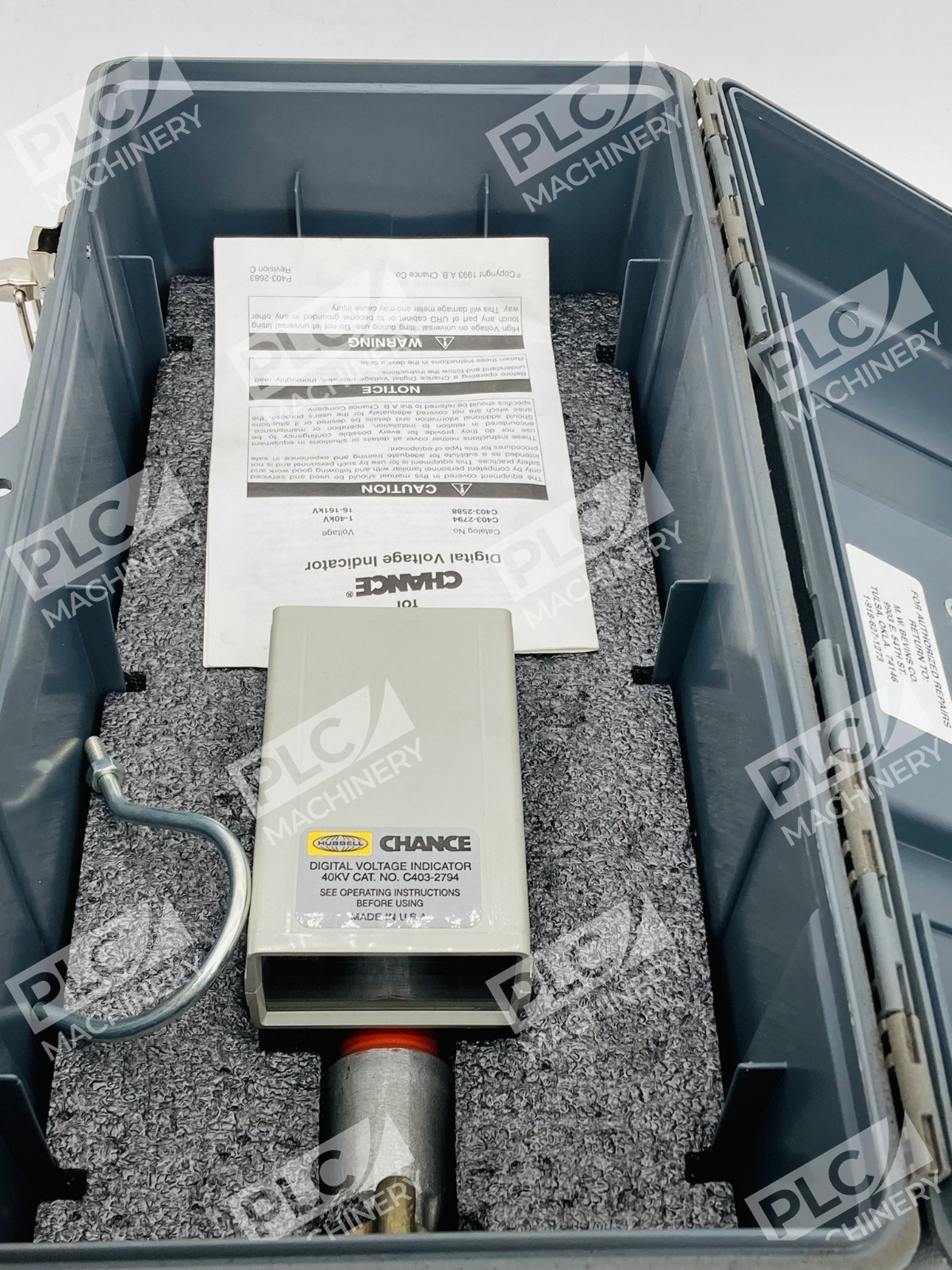 Hubbell Chance C403-2794 Digital Voltage Indicator 40kV