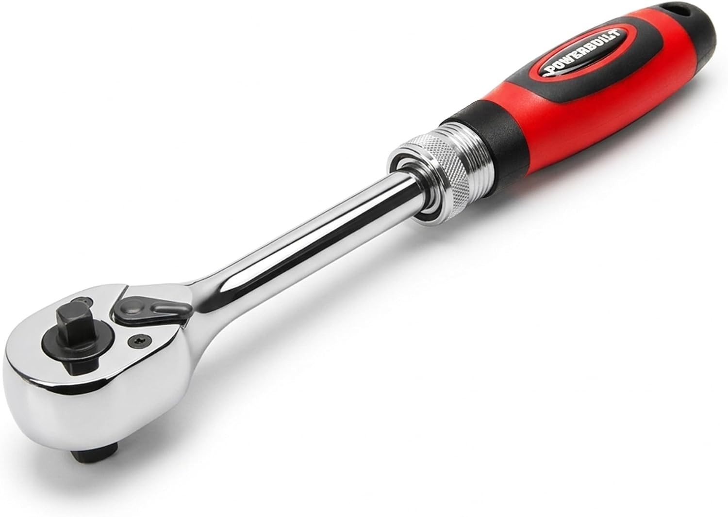 Dual Drive Ratchet 1/4 3/8 Inch 72 Tooth Extendable Lightweight Rubber Handle