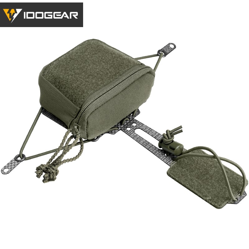 IDOGEAR Tactical Helmet NVG Battery Box Storage Pouch Counterweight Paintball