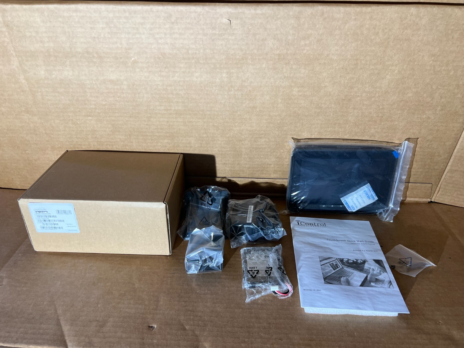 Xfinity TCA203COMG Black Home Security Station or Touchscreen Controller New