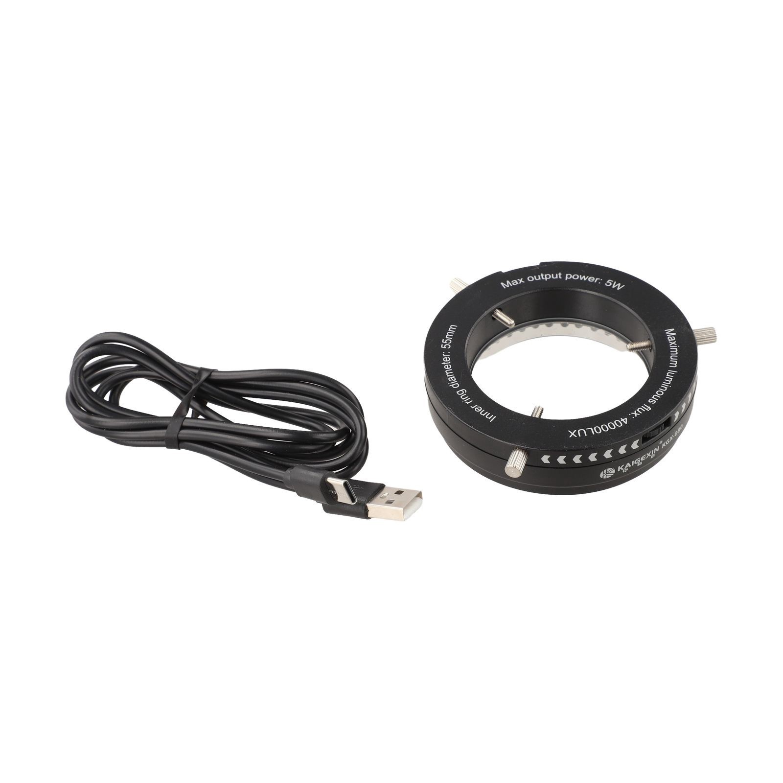 LED Microscope Light with 80 Adjustable LEDs Narrow Aluminum Alloy Frame