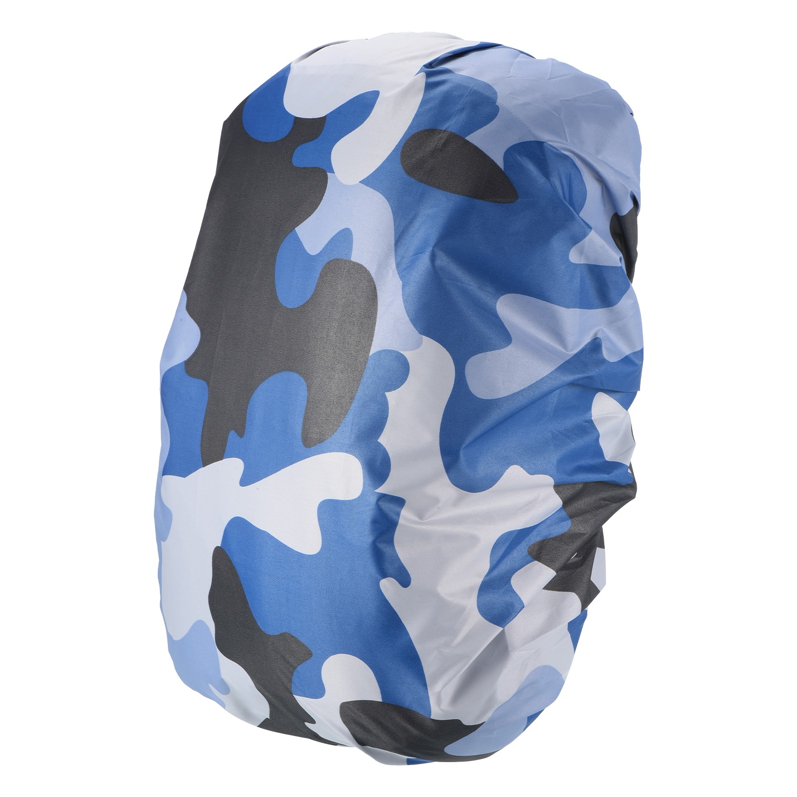 75-80L Waterproof Rucksack Cover, Backpack Rain Cover, XXL, Blue Camo