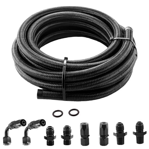 6AN Automatic Transmission Cooler Kit 15FT Compatible with 4L60E 4L65E Style 1