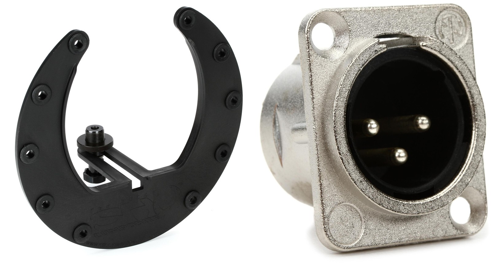 Kelly Concepts SHU-C (BLACK) + Neutrik SS-XLRMPanCon Value Bundle