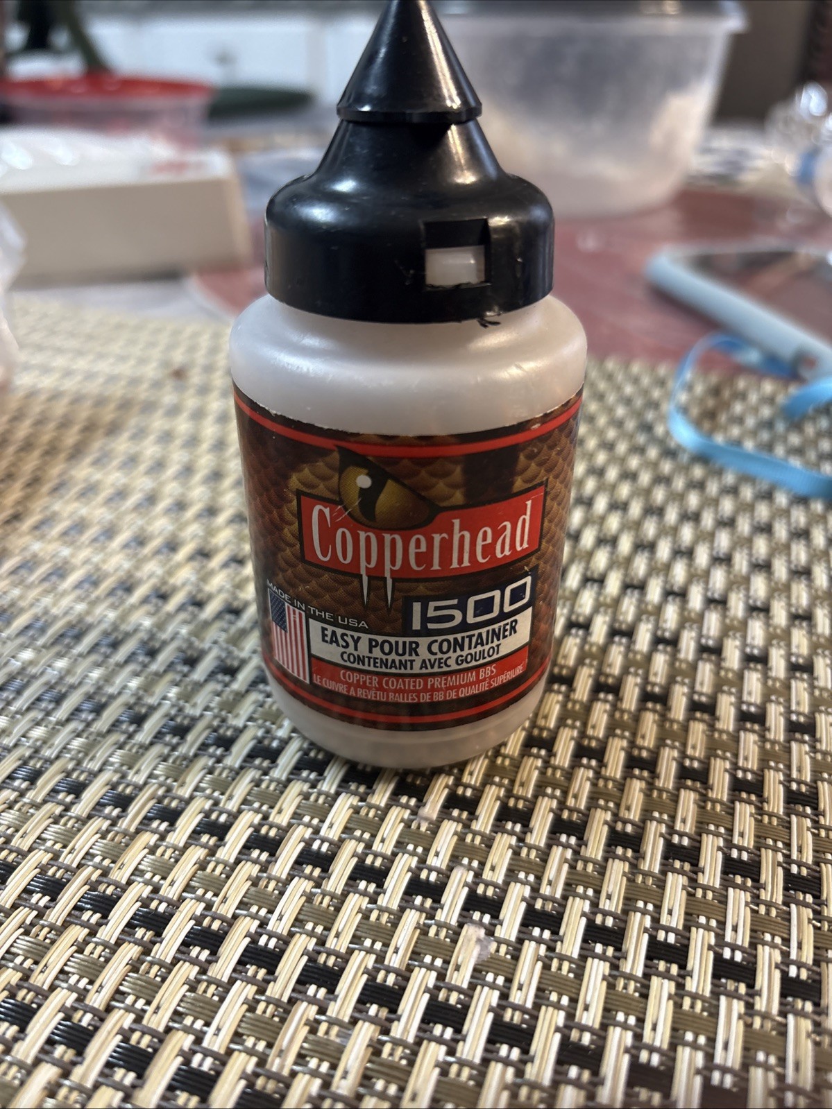 Crosman 0737 Copperhead 177 Caliber Copper Coated BB 1500-Count