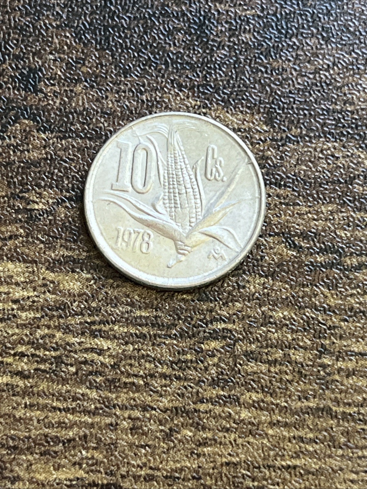 1978 Mexico 10 Ten Centavos AU Almost Uncirculated Actual Coin TC5687*