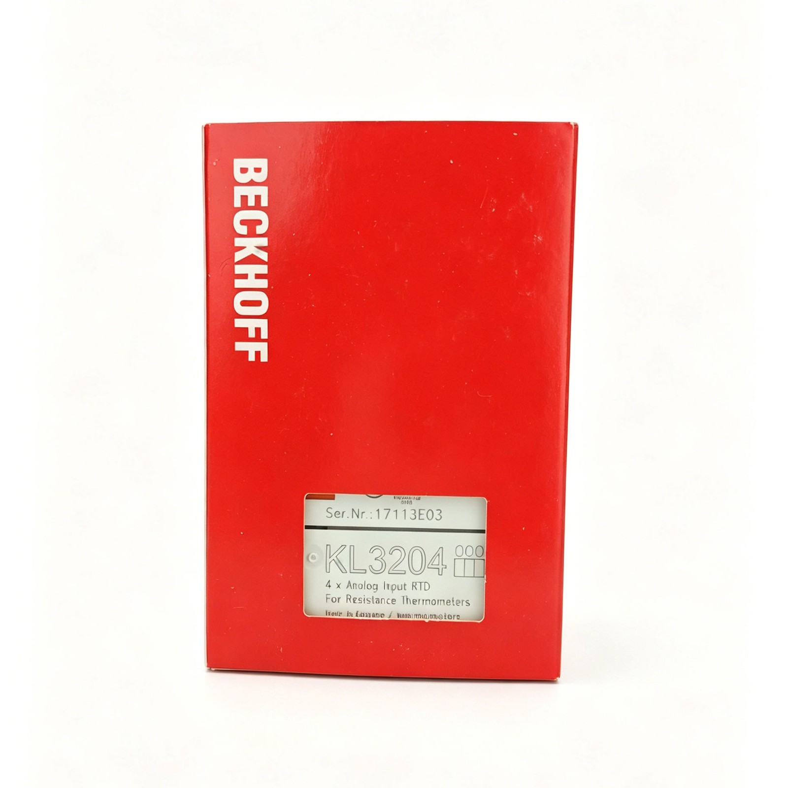 Beckhoff KL3204 Analog Input Module 4-Channel New