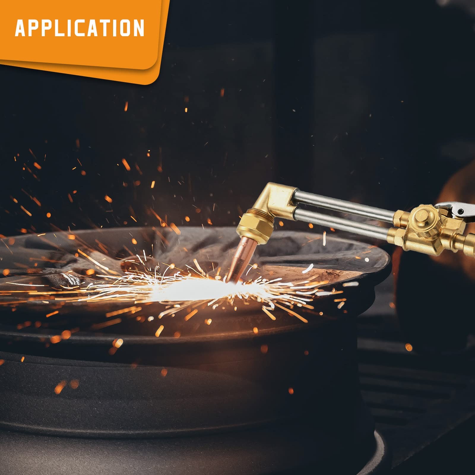 MYFULLY Medium Duty Oxygen/Acetylene Welding Torch | Victor Type Torch Handle...