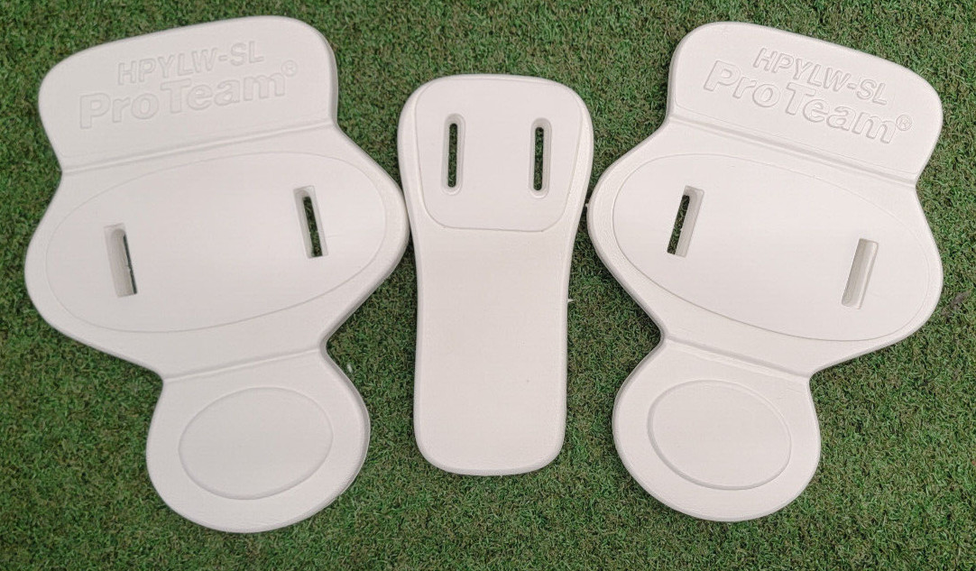 NEW! Youth Pro Team 3pc. Molded Hip Pad Set (HPYLW) - Hip & Tail Pad - White