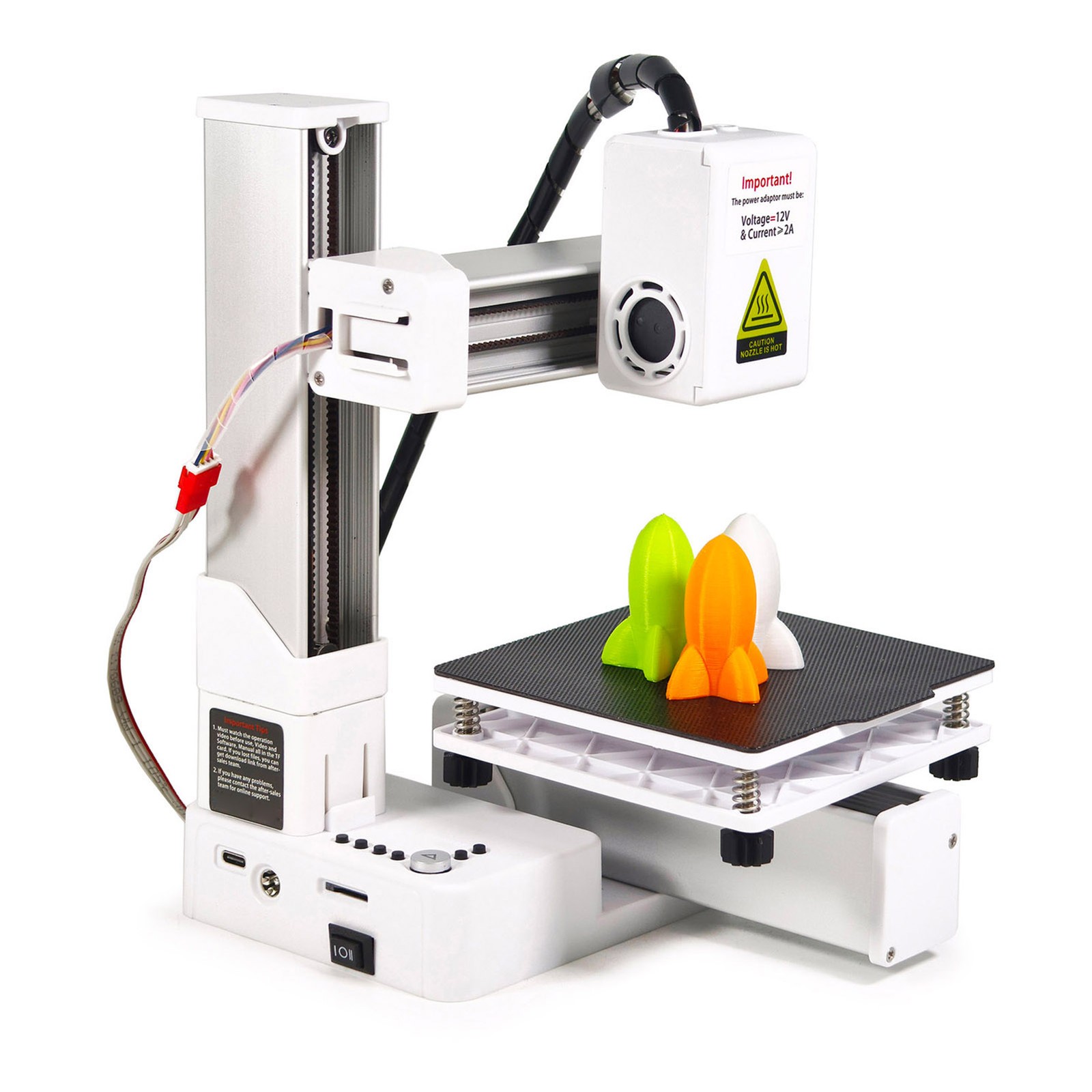 3D Printer For Education High Accuracy Fast Heating (EU Plug White)