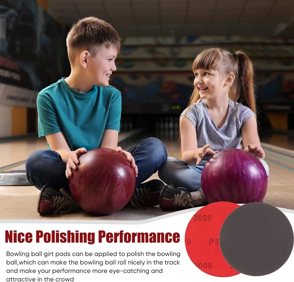 Bowling Ball Sanding Pad Set 8 Pack Bowling Ball Surface Sanding Pads Bowlin