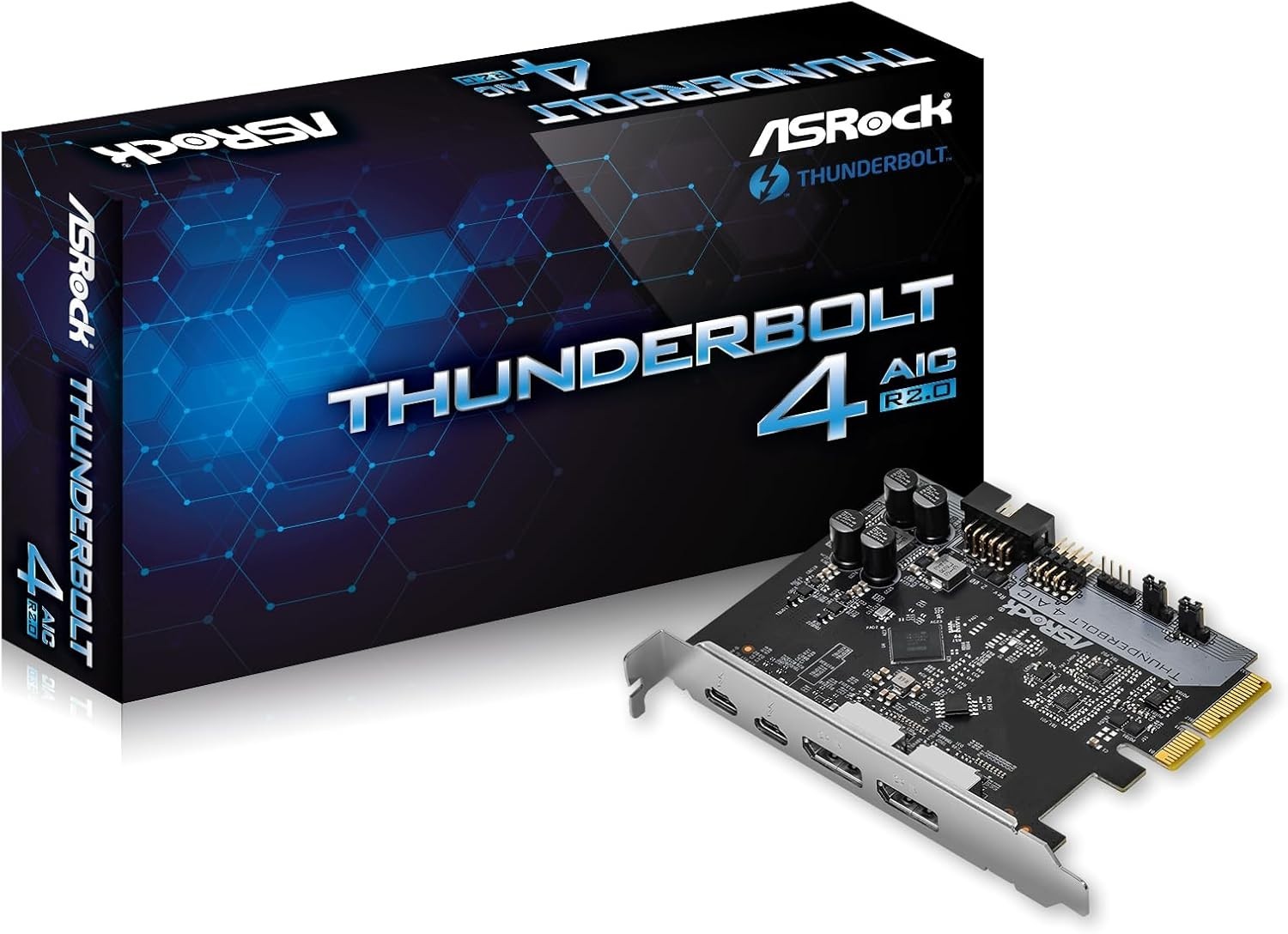 ASRock Thunderbolt 4 AIC R2.0 Extension Board Intel 500 Series Motherboard new