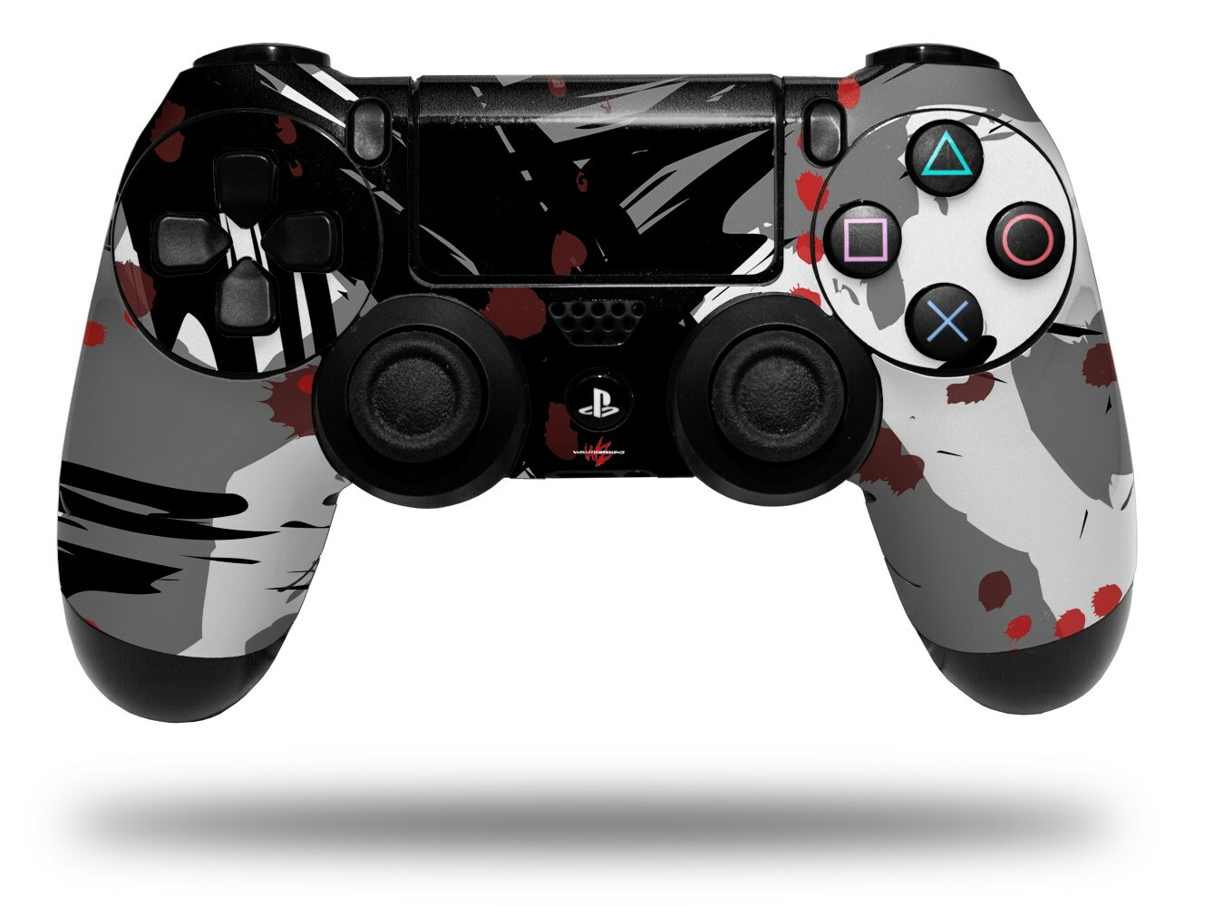 Skin for Playstation 4 Sony PS4 Controller Abstract 02 Red