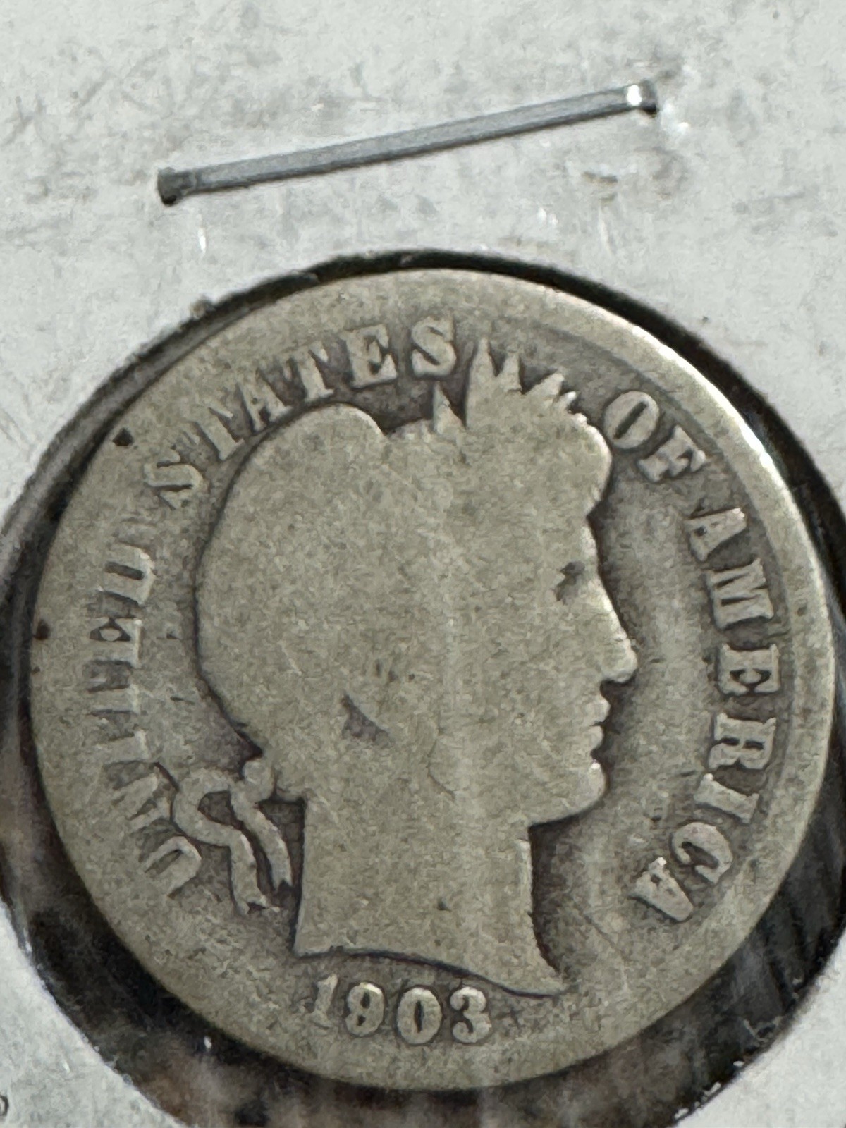1903 Barber Dime, 99c Shipping