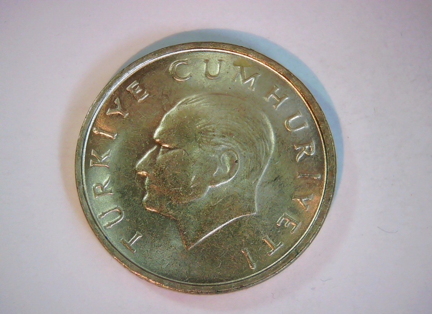 Turkey 1998 25,000 Lira Turkish Lira (Atatürk portrait; rose reverse) Coin