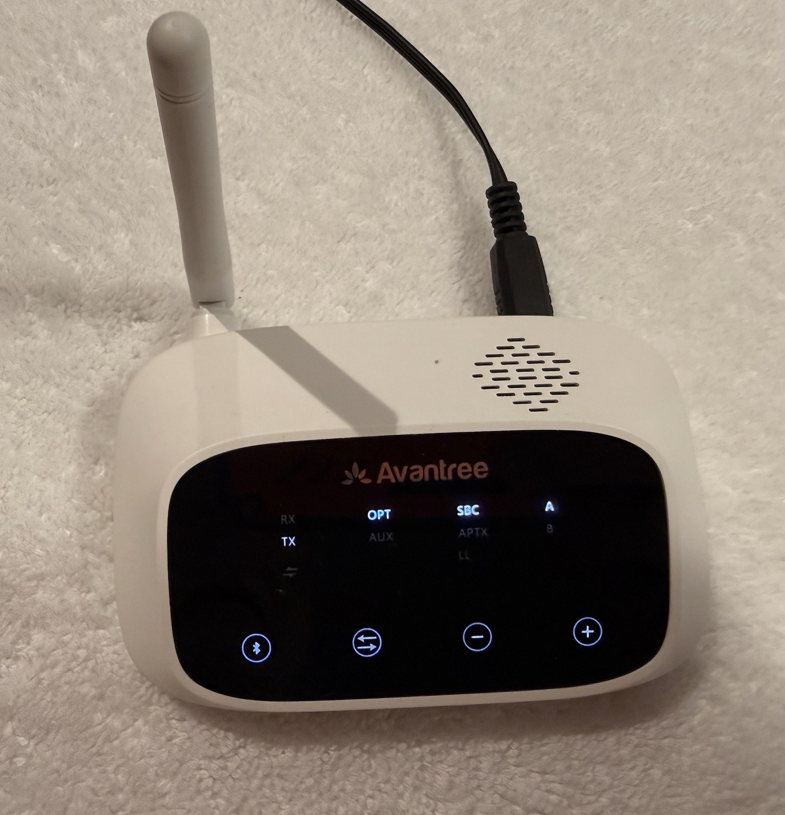 Avantree Oasis Basic BTTC-500 Bluetooth 5.0 Transmitter Receiver for TV AUX OPT