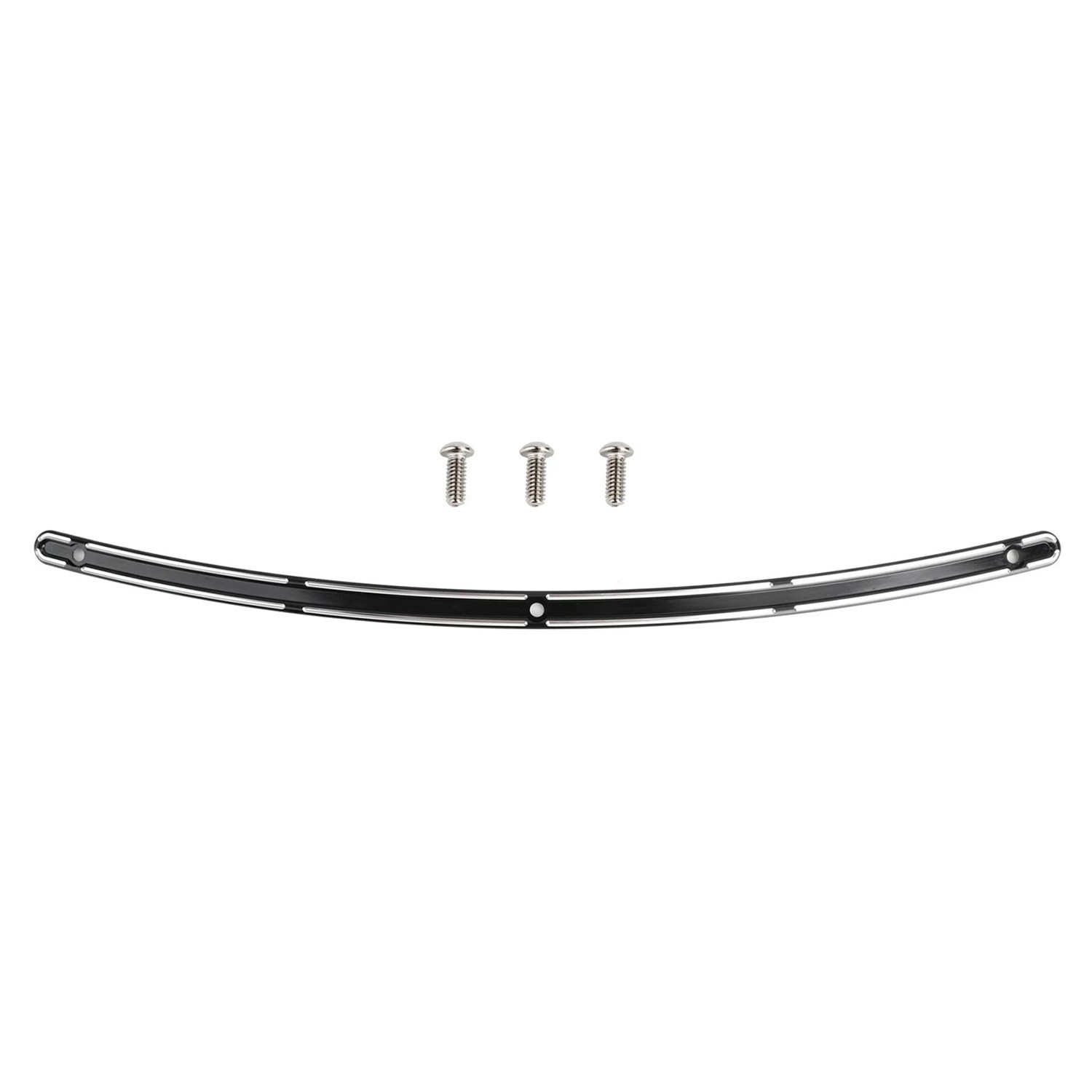 Black Cut Windshield Trim For Harley Touring Electra Street Glide FLHTCU 96-13