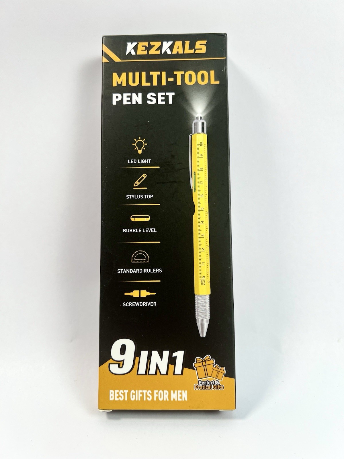 KEZKALS 9-in-1 multi-tool pen set opened but never used