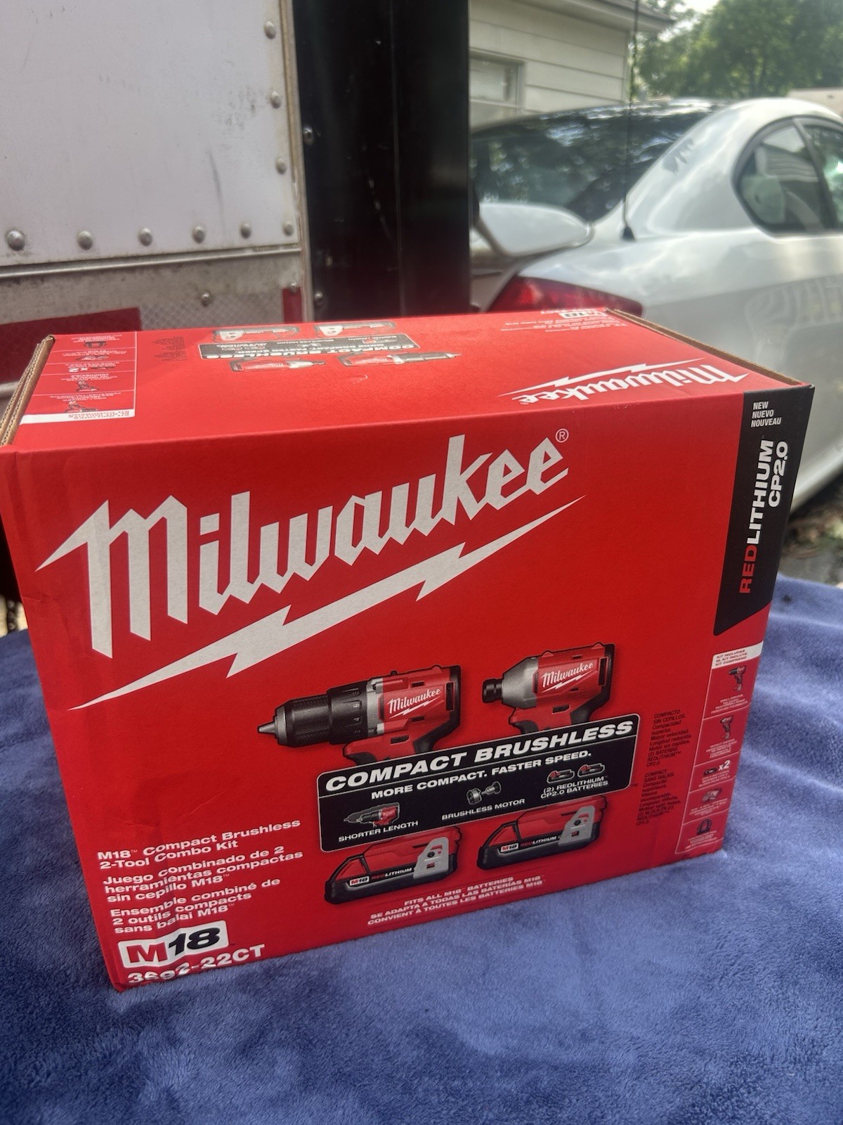 Milwaukee 3692-22CT 18V Compact Brushless Drill Driver Kit