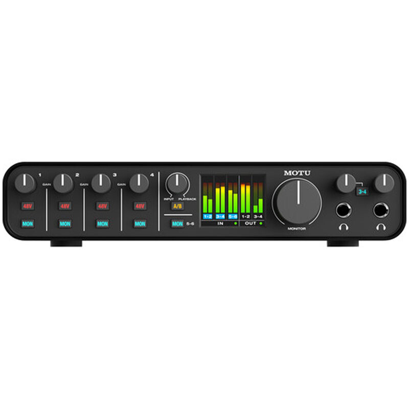 MOTU M6-MOTU M6 6-in/4-out USB audio interface with studio-quality sound