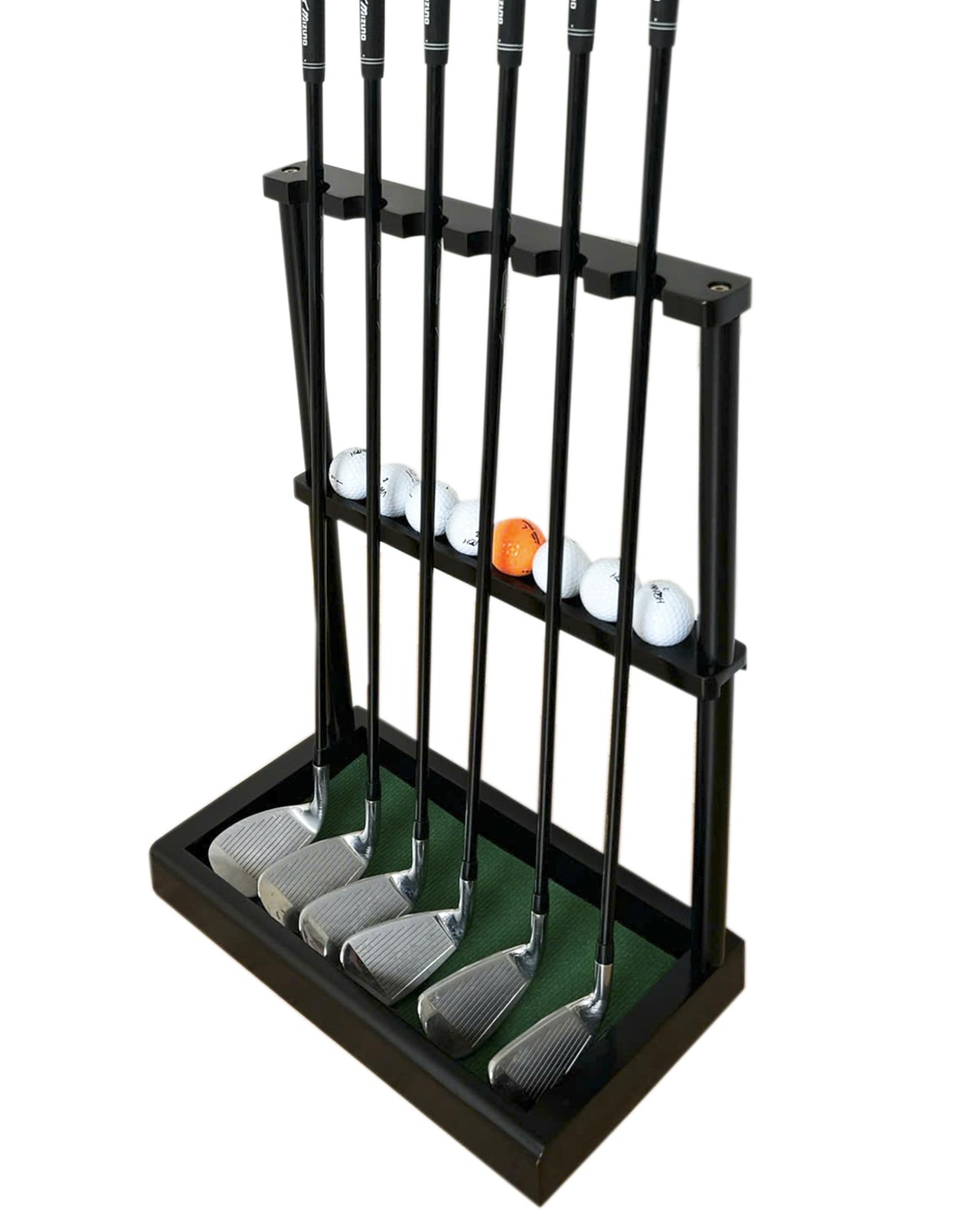 Golf Club Holder Stand, Wooden Putter Stand Floor Display Rack, Organizer Hold