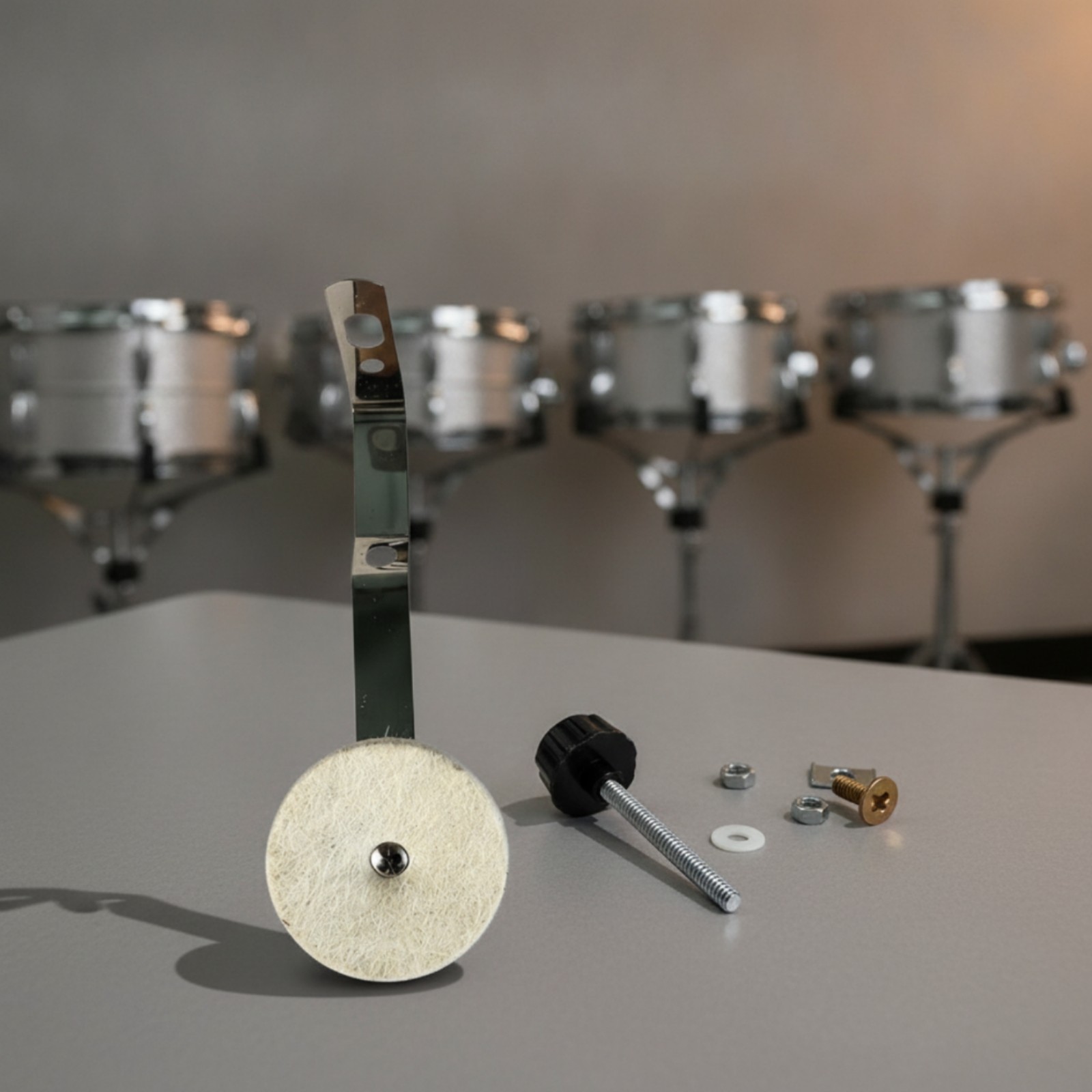 Drum Dampener with Felt Pad Wide Compatibility Drum Dampener with Clamp