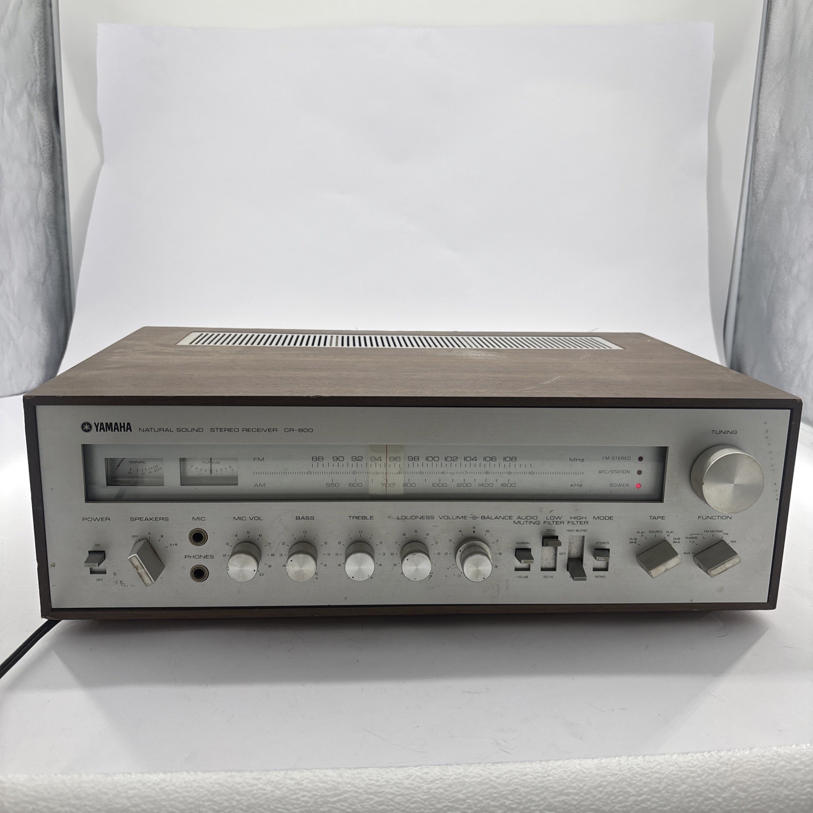 Vintage Yamaha NS Series CR-800 Natural Sound AM/FM Stereo Receiver PARTS REPAIR