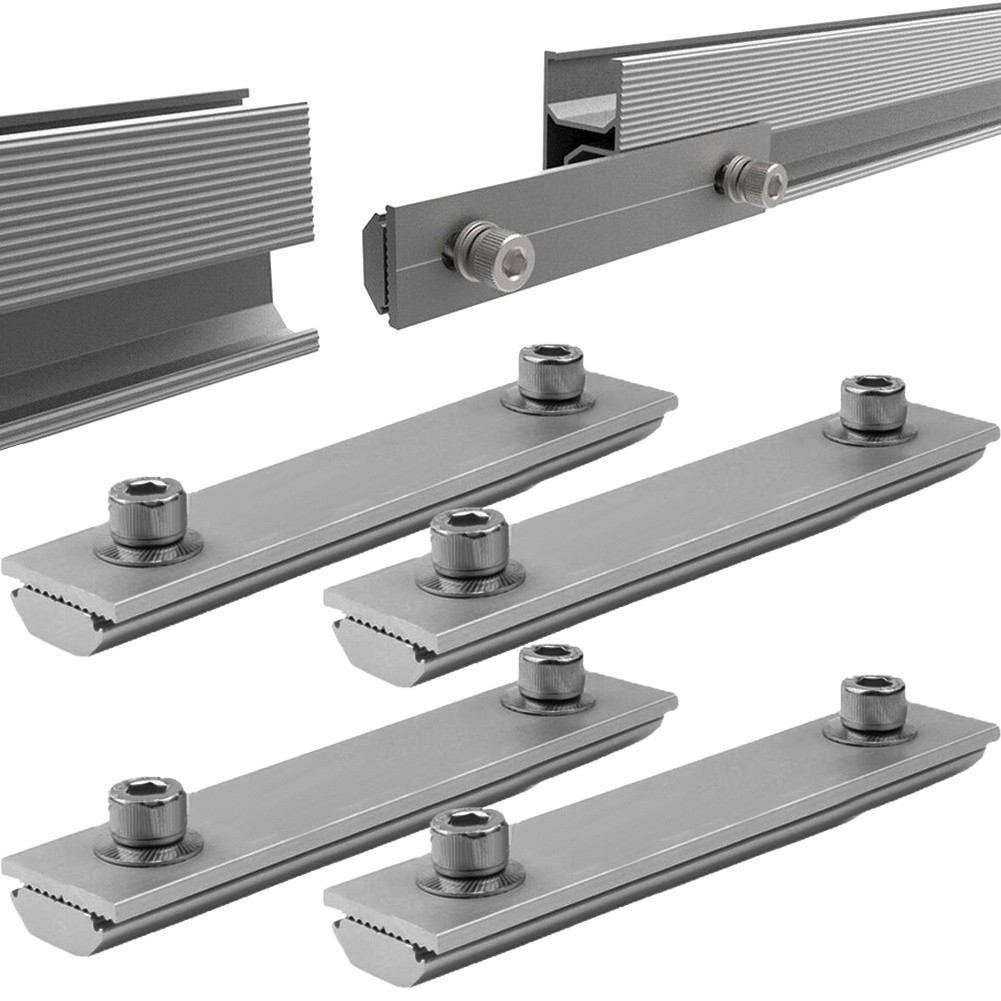 Solar Module Rails Connectors Solar Panel Mounts Connection Block
