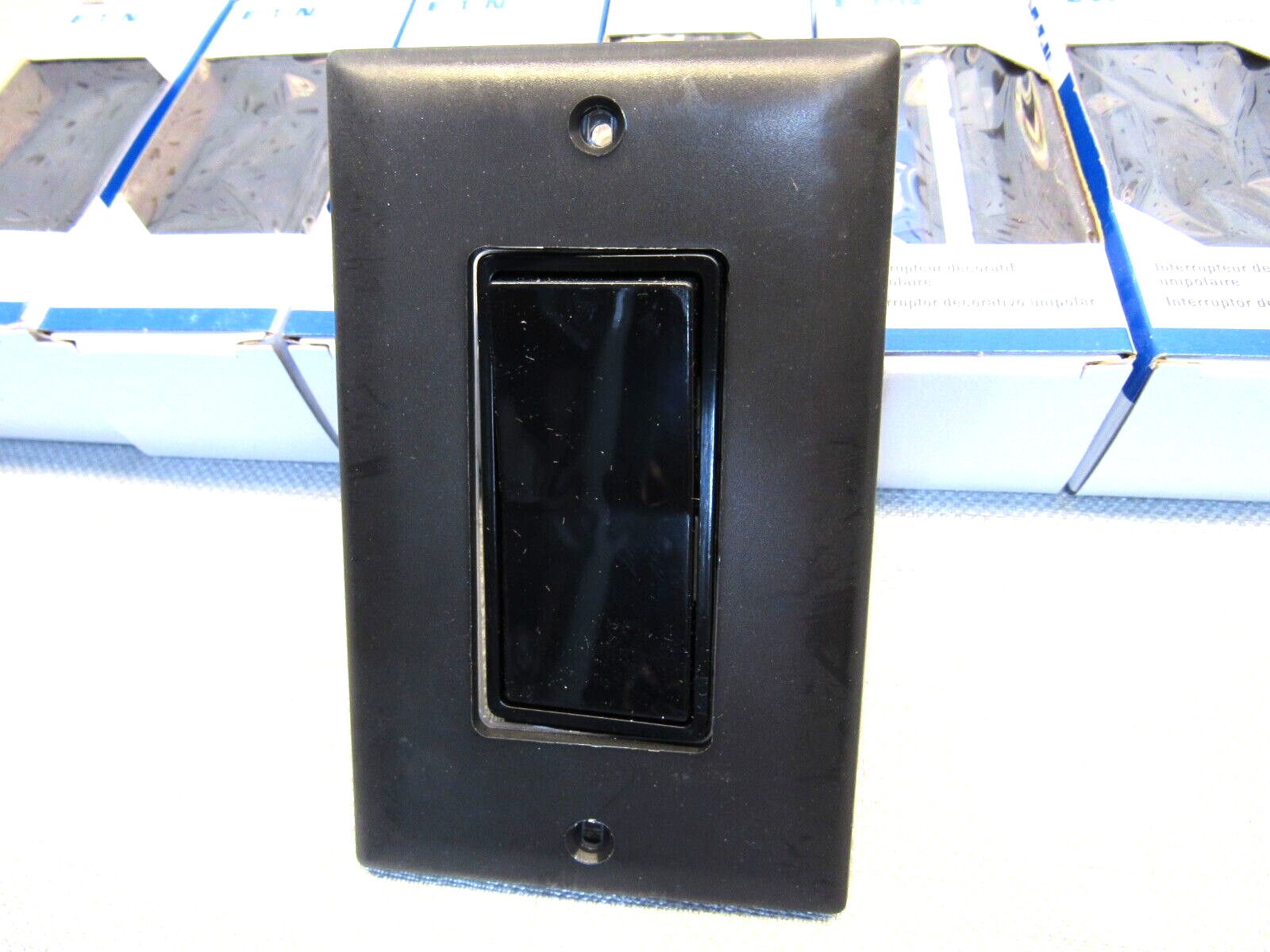 Eaton Light Switches 7501BK-Box And TP26 Cover Lot of 7