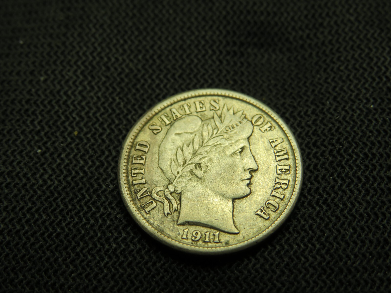 1911 extra fine xf  Barber Dimes90% Silver US