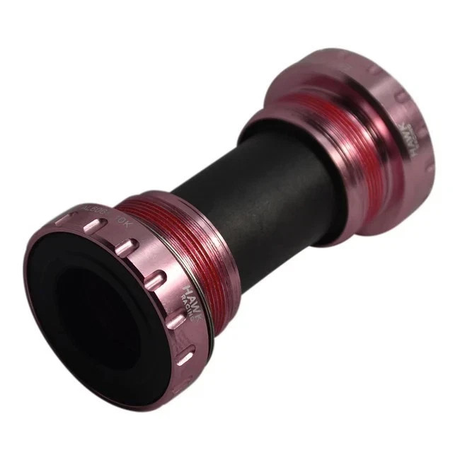 HAWK RACING BSA/EURO/ENGLISH EXTERNAL SHIMANO/FSA 24mm BOTTOM BRACKET - Pink