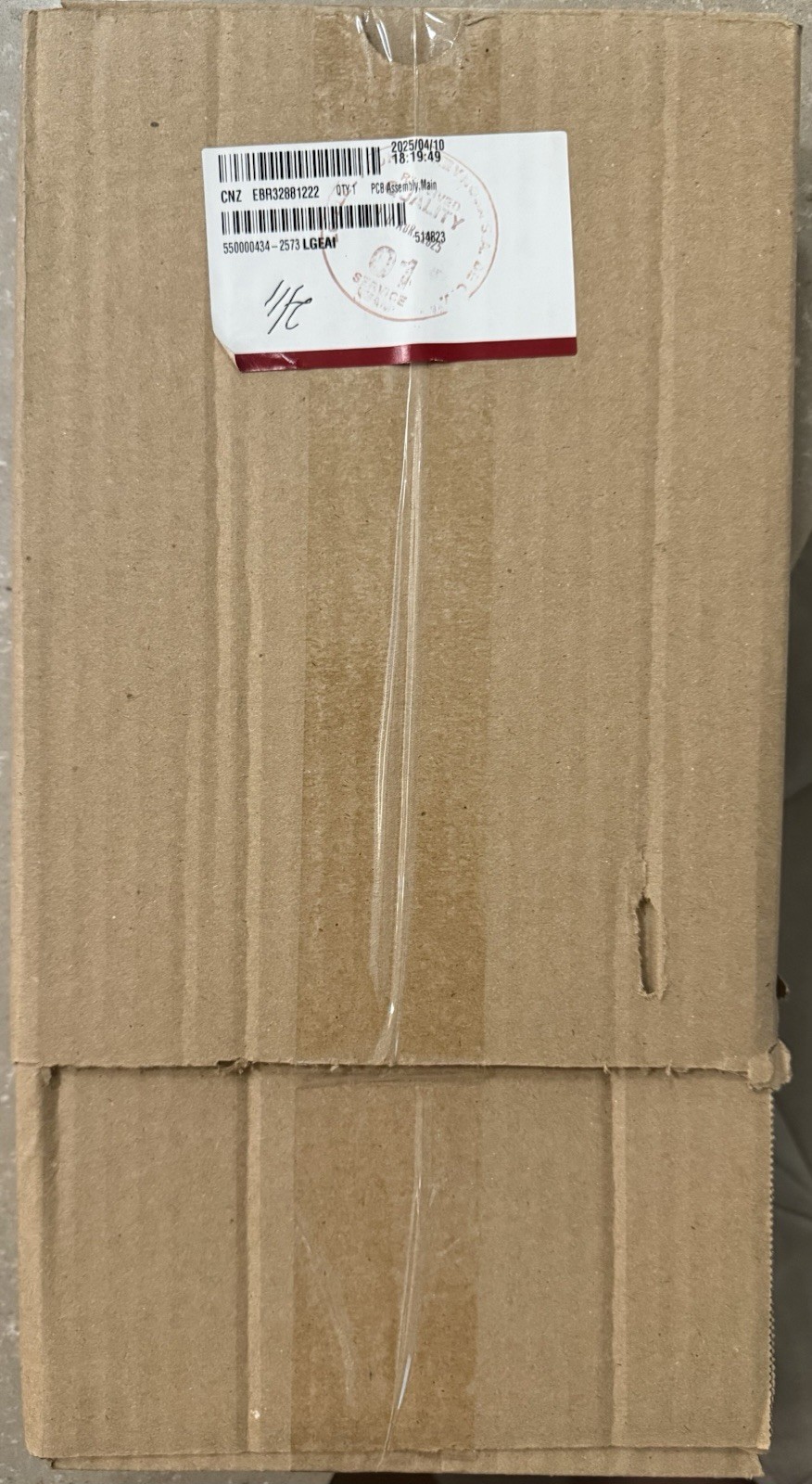 LG Refrigerator Main Pcb - EBR32881222 Fast Free 2days Fedex Delivery