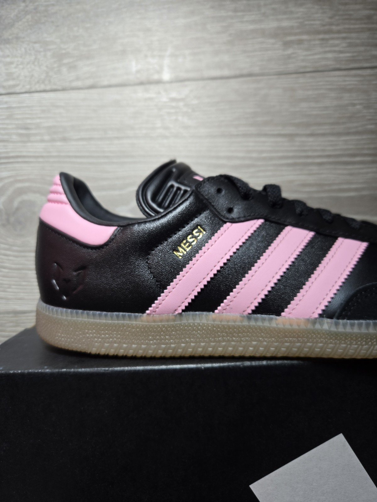 Adidas Samba Messi Black Pink Gum Bottom Soccer Shoes Mens Sizes JP7845